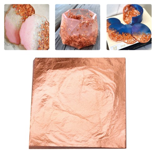 Epoksi Yaprak Varak Bakır Hobi Ahşap Yaprak Varak Bakır - 5 Sayfa