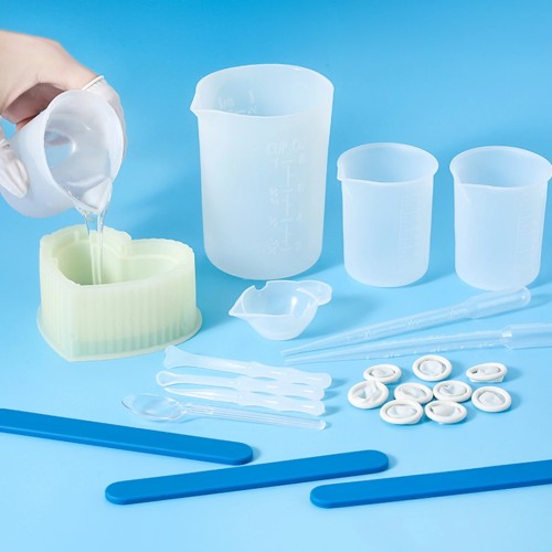 Epoksi Silikon Döküm Karıştırma Kabı Beaker 250ml