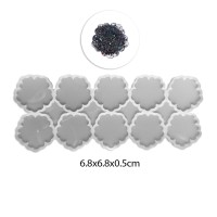 Epoksi Çoklu Papatya Magnet Silikon Kalıbı EM234 Epoksi Çoklu Papatya Magnet Silikon Kalıbı EM234