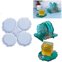 Epoksi Çoklu Tırtıklı Magnet Bardak Altlığı Silikon Kalıbı GT-9365