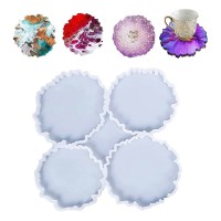 Epoksi Çoklu Tırtıklı Magnet Bardak Altlığı Silikon Kalıbı GT-9365