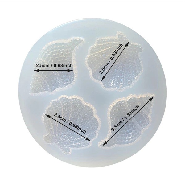 Epoksi Anahtarlık ve Kolye Deniz Kabuğu Silikon Kalıbı Epoksi Anahtarlık ve Kolye Deniz Kabuğu Silikon Kalıbı